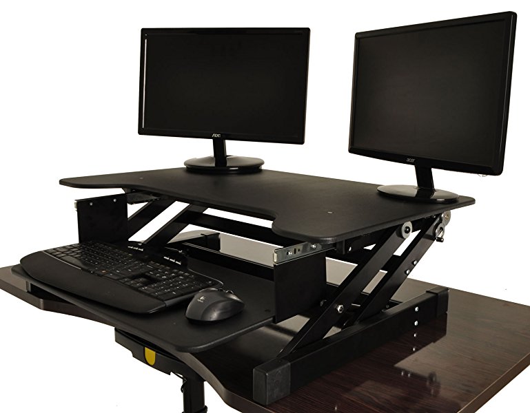 sit stand workstation adapter