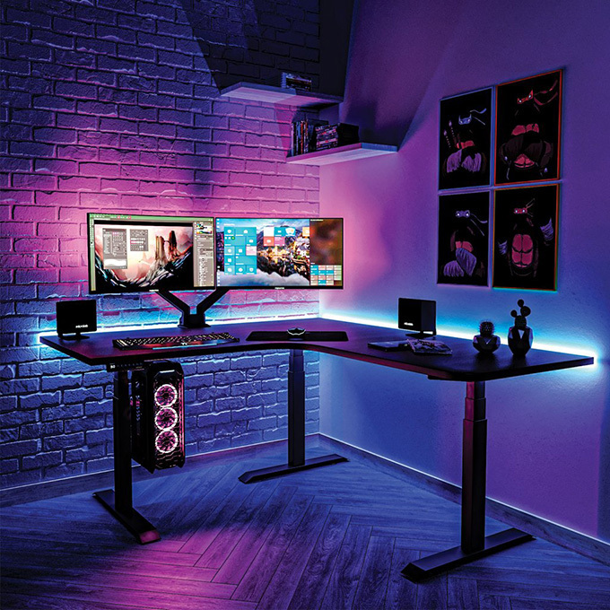 Desky sit stand gaming desk