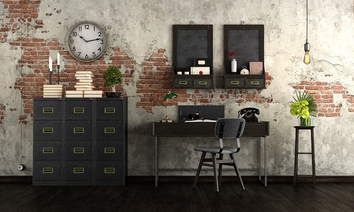 Old home office concept